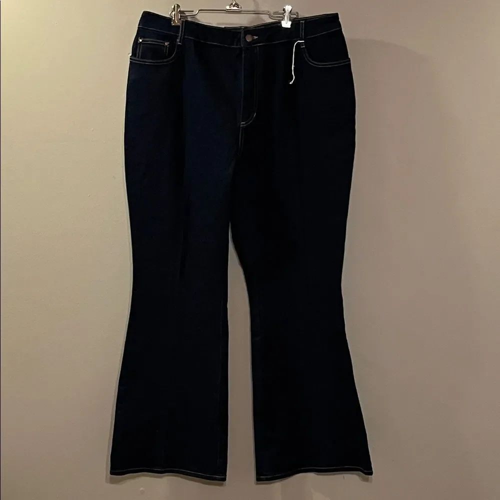 Boden Navy Boot Cut Flare Jeans